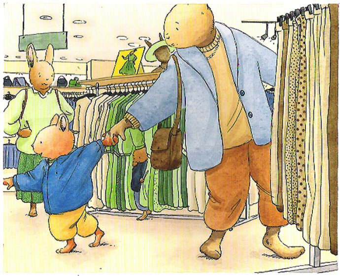 绘本故事汤姆走丢了在线阅读